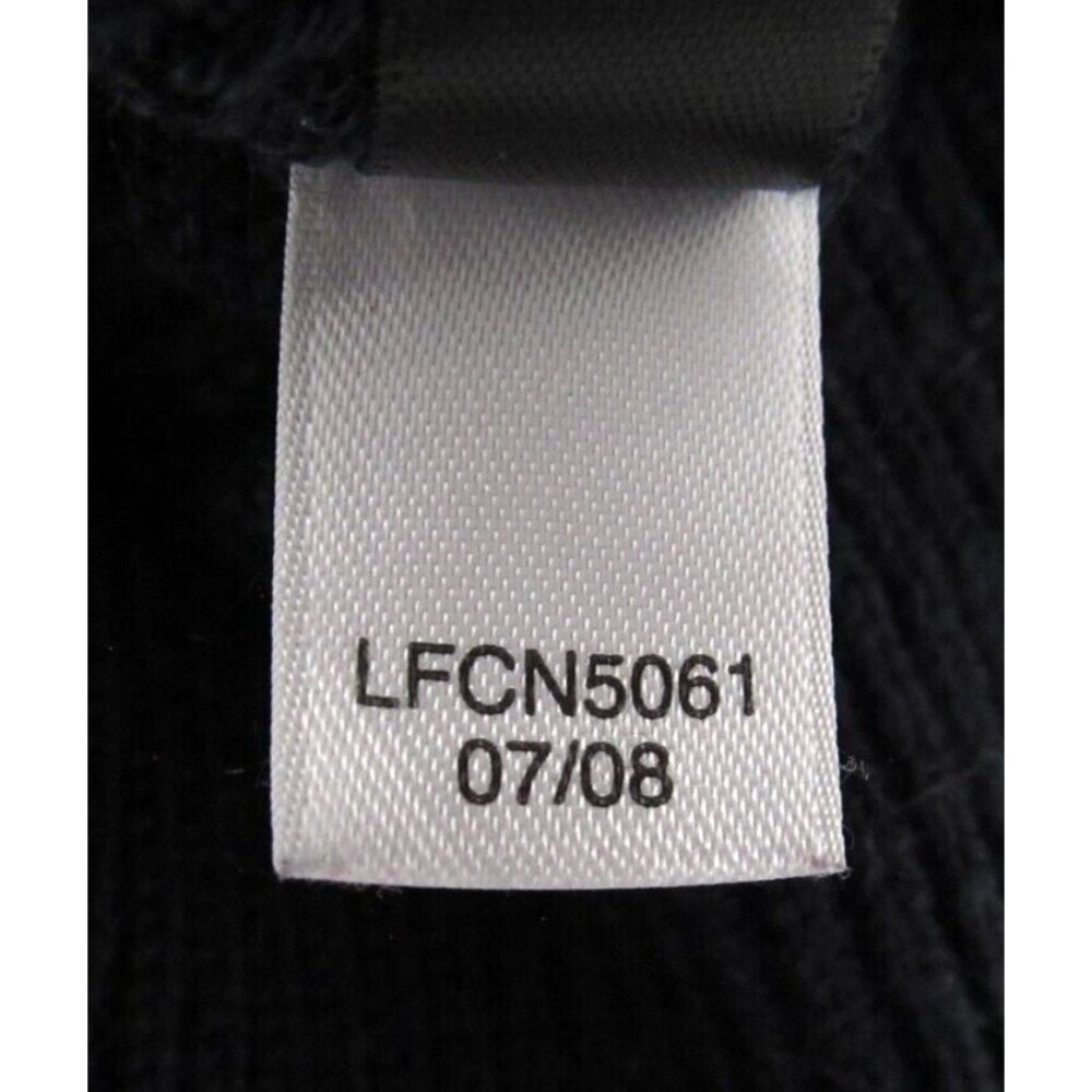 Vintage The Limited Sweater Womens Small Navy Blue Cable Knit V-Neck Wool Y2K - Picture 11 of 12